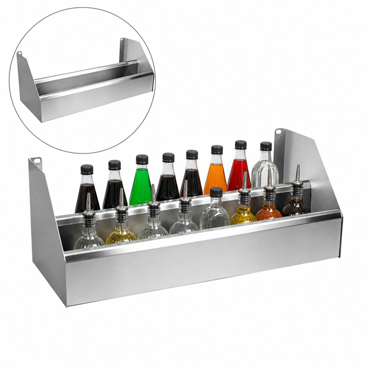 Product image #3 for CHOICE 72-Inch Double Stainless Steel Speed Rail
