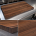Thumbnail image #3 for Boos Block American Black Walnut Edge Grain Kitchen Countertop with Varnique Finish