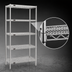 Thumbnail image #3 for Eagle Group 30-Inch Wide x 24-Inch Deep x 86-Inch High 5-Tier Chrome-Plated Wire Starter Shelving Unit