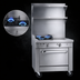 Thumbnail image #3 for Southbend Platinum 32-Inch Heavy Duty Gas Range with Convection Oven, 2 Open Burners, and 16-Inch Hot Top