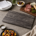 Thumbnail image #3 for American Metalcraft Rectangular Elm Wood Melamine Serving Board, 20-7/8 x 12-1/2 x 3/8 Inches