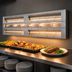 Thumbnail image #3 for Hatco Glo-Ray 96-Inch Lighted Infrared Strip Heater with Single Heater Rod Housing, Aluminum, 2.88 kW
