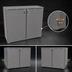 Thumbnail image #3 for Glastender CS1RB40 Shallow Depth Two-Section Remote Back Bar Cooler, 40 Inch, 16-Inch Door Openings