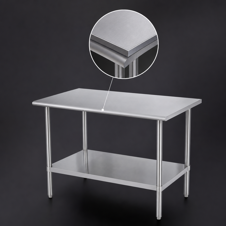 Reinforced Stainless Steel Top