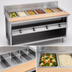 Thumbnail image #3 for La Rosa Refrigeration L-82186-28 6-Well Electric Hot Food Table with Open Cabinet Base