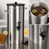 Thumbnail image #3 for 3.5 Gallon Tower Coffee / Tea Dispenser with Solid Black Lid and Side Carry Handles