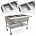 Thumbnail image #3 for Eagle Group Portable Electric Hot Food Table with 2 Dry Wells, Open Base, 36 Inch, 208V