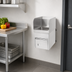 Thumbnail image #3 for John Boos Pro-Bowl Wall-Mount Stainless Steel Hand Sink with Towel Dispenser and Left/Right Side Splashes, 9