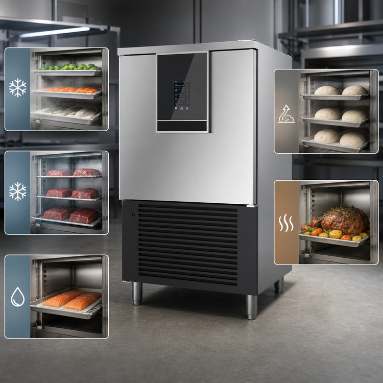 Product image #3 for Victory Refrigeration HI5-8-70U 8-Pan Reach-In Multi-Function Blast Chiller/Freezer, Thawing Cabinet, Retarder/Proofer, Slow Cooker/Warmer