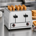 Thumbnail image #4 for Waring Commercial Heavy-Duty 4-Slice Pop-Up Toaster with 4 Standard 1-1/8-Inch Slots, 208V