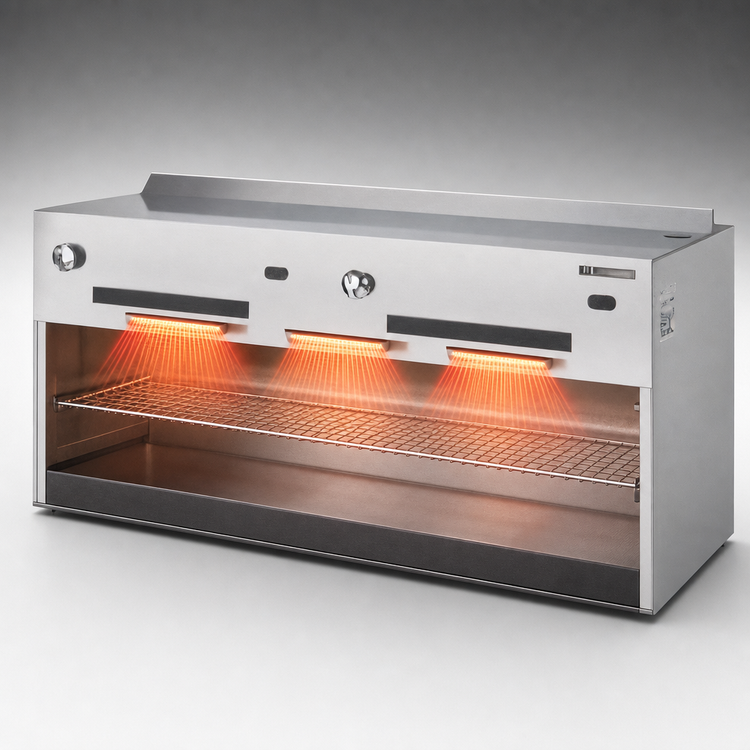 Product image #3 for Garland U.S. Range IRCMA-72 72-Inch Gas Cheesemelter with 3 Infrared Burners