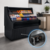Thumbnail image #3 for Howard-McCray Ovation Series 51-Inch Black Self-Contained Open Merchandiser Refrigerator, 44-Inch High, Straight Plexi