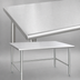 Thumbnail image #3 for Eagle Deluxe Series 60 Inch x 30 Inch Stainless Steel Flat Top Work Table with Tubular Base