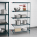 Thumbnail image #3 for Metro Super Erecta Add-On Wire Shelving Unit, 24W x 21D x 63H, 4 Shelves, Metroseal 3 Epoxy-Coated Finish