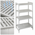 Thumbnail image #4 for Cambro Camshelving Premium 4-Shelf Vented Stationary Starter Unit, 21 x 42 x 64 Inches, Speckled Gray