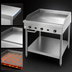 Thumbnail image #3 for Supreme JGT-2442-F 42-Inch Gas Floor Model Commercial Griddle with Thermostatic Controls