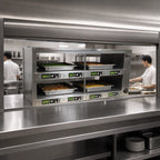 Thumbnail image #3 for Carter-Hoffmann (Middleby) M212P-2T Pass-Through Holding Cabinet, Independent Top & Bottom Heat, Programmable Control, 6-Pan Stainless Steel