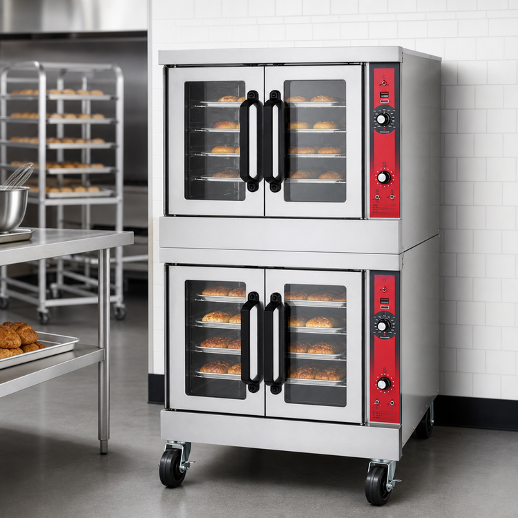 Product image #4 for Vulcan VC66EC Double-Deck Electric Bakery-Depth Convection Oven, 5-Pan Capacity, Computer Controls