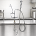 Thumbnail image #3 for T&S Brass Single-Hole Deck-Mount Add-On Faucet Spray Assembly with 18-Inch Swing Nozzle, Spray Valve, and Vacuum Breaker