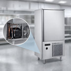 Thumbnail image #4 for Gemm Commercial Reach-In Single-Section Blast Chiller/Freezer, 10 Full-Size Pan Capacity, Self-Contained, 208-230V