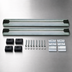 Thumbnail image #3 for Quantum Single Unit Floor Track Assembly Kit with Two 17-Foot V-Groove Aluminum Tracks