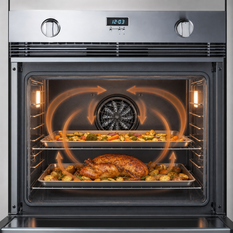 Product image #4 for Summit Commercial 30-Inch Natural Gas Convection Wall Oven, 3.0 Cu. Ft., Stainless Steel