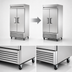 Thumbnail image #3 for True Two-Section Reach-In Freezer, -10°F, Stainless Steel Doors, Self-Contained Bottom-Mounted
