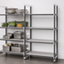 Thumbnail image #3 for Cambro Camshelving Elements XTRA 4-Tier Stationary Add-On Shelving Unit, 24-Inch Deep x 42-Inch Wide x 84-Inch High, Vented, Speckled Gray