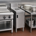Thumbnail image #3 for Advance Tabco Prestige Supreme Stainless Steel Trash Receptacle Cabinet with Door, 12 Inch x 25 Inch x 36 Inch