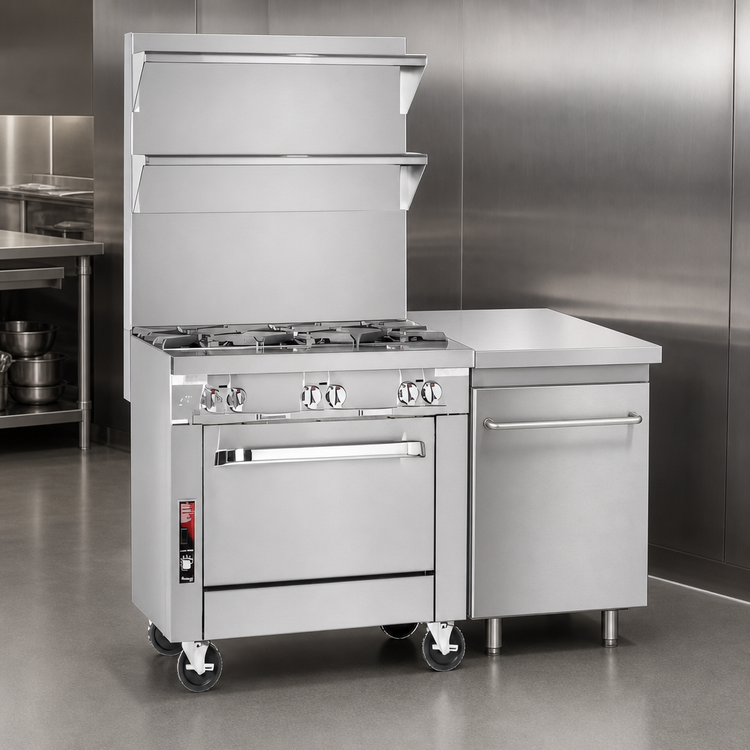 Product image #3 for Southbend Platinum 24-Inch Heavy Duty Stainless Steel Spreader Cabinet with Solid Top and Cabinet Base