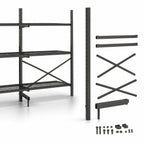 Thumbnail image #3 for Metro SmartLever SM761872-ADD Add-On Cantilevered Shelving Kit for 72"W x 18"D Shelves, Epoxy-Coated Steel, NSF Listed