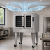 Thumbnail image #3 for Southbend Platinum Single Deck 11 kW Electric Bakery-Depth Ventless Convection Oven with Touch Screen Controls and Independent Doors