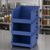 Thumbnail image #3 for Metro SmartWall Stacking Supply Bin, Blue, 10-7/8 x 11 x 5 Inches