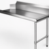 Thumbnail image #3 for CMA Dishmachines CR-48 Straight Clean Dishtable, 48-Inch Left-to-Right, 8-Inch Backsplash