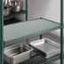 Thumbnail image #3 for Eagle Group Valu-Gard 60 Inch x 21 Inch Solid Shelf, Galvanized Steel, Green Epoxy Finish