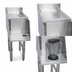 Thumbnail image #3 for BK Resources Freestanding Underbar Mixing Station with Drainboard and Blender Shelf, 12 Inch x 21 Inch