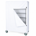 Thumbnail image #3 for Quantum 18 x 60 x 74 Inch Wire Cart Cover, White Nylon with Velcro Flap