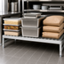 Thumbnail image #3 for Fermostock Aluminum Dunnage Rack with Adjustable Composite Feet, 52