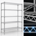 Thumbnail image #3 for Eagle Group Redipak 5-Tier Stationary Wire Shelving Unit, 36 x 24 x 63 Inches, Zinc Finish