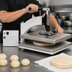 Thumbnail image #4 for DoughXpress TXM-15 Manual 15-Inch x 15-Inch Tortilla Dough Press with Heated Platens