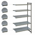 Thumbnail image #3 for Cambro Camshelving Basics Plus 5-Tier Solid Add-On Polymer Shelving Unit, 18 x 54 x 84 Inches