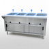 Thumbnail image #3 for Advance Tabco Triumph Supreme Electric 4-Well Open Well Hot Food Table with Stationary Enclosed Base and Cutting Board
