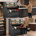 Thumbnail image #3 for Structural Concepts Harmony Service/Self-Service Bakery Merchandiser, 75-3/8 Inch Wide, Curved Glass Front, Self-Contained Refrigeration