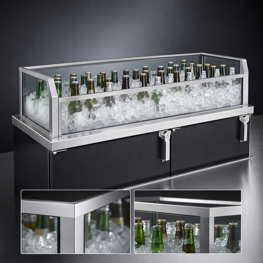 Double-Pane Glass Front and Back