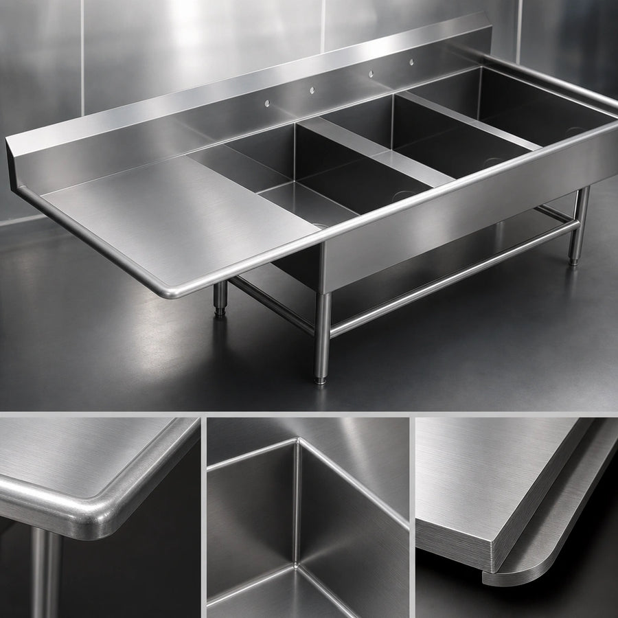 16-Gauge 300 Series Stainless Steel