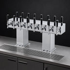 Thumbnail image #3 for Perlick Corporation 4006-8BX8BPC4 Extra-High 16-Faucet Countertop Glycol-Cooled Back-to-Back Draft Beer Tower, Polished Chrome