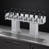 Thumbnail image #3 for Perlick Back-to-Back Bridge Tee Countertop Glycol-Cooled Draft Beer Tower, 16-Faucet, Polished Chrome