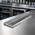 Thumbnail image #3 for Glastender 42-Inch Stainless Steel Underbar Drink Rail with Right-Hand Drain