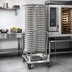 Thumbnail image #3 for RATIONAL Mobile Plate Rack for 20-Half Size Pro/Classic, 50 12-1/4-Inch Plates with Casters