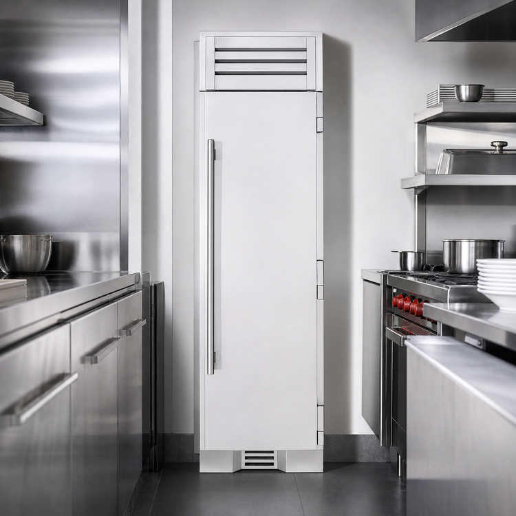 Product image #3 for True Residential 24-Inch One-Section Upright Reach-In Refrigerator with Solid Stainless Steel Door